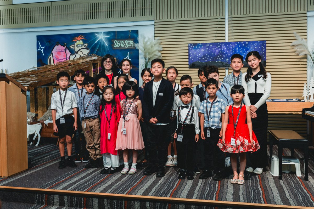 Student performing at Arpeggio concert